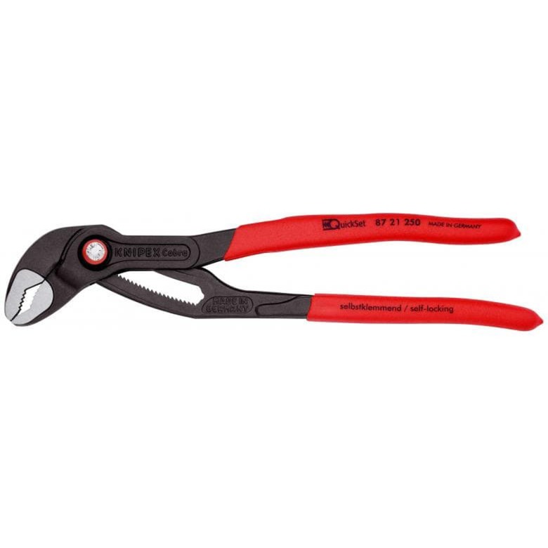 Cobra QuickSet Rohr- / Wasserpumpen-Zange 87 21 250 von Knipex