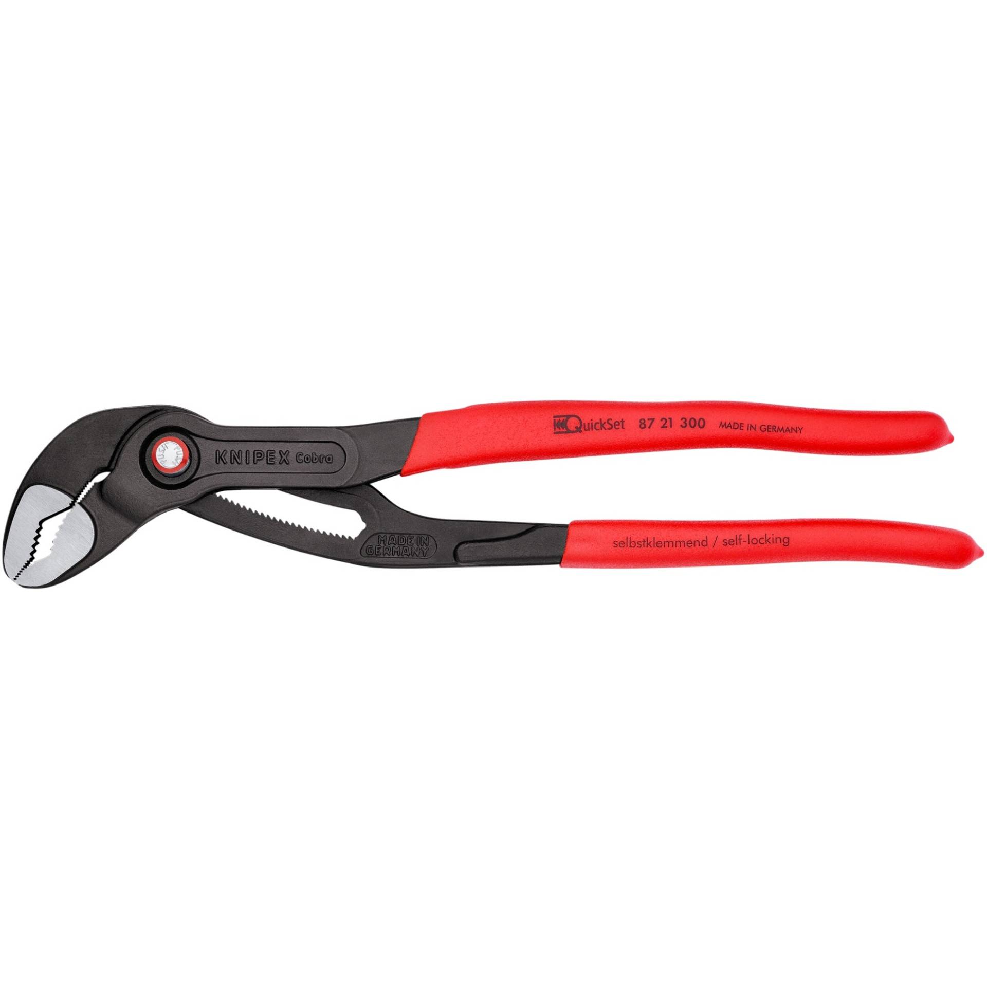 Cobra QuickSet Rohr- / Wasserpumpen-Zange 87 21 300 von Knipex