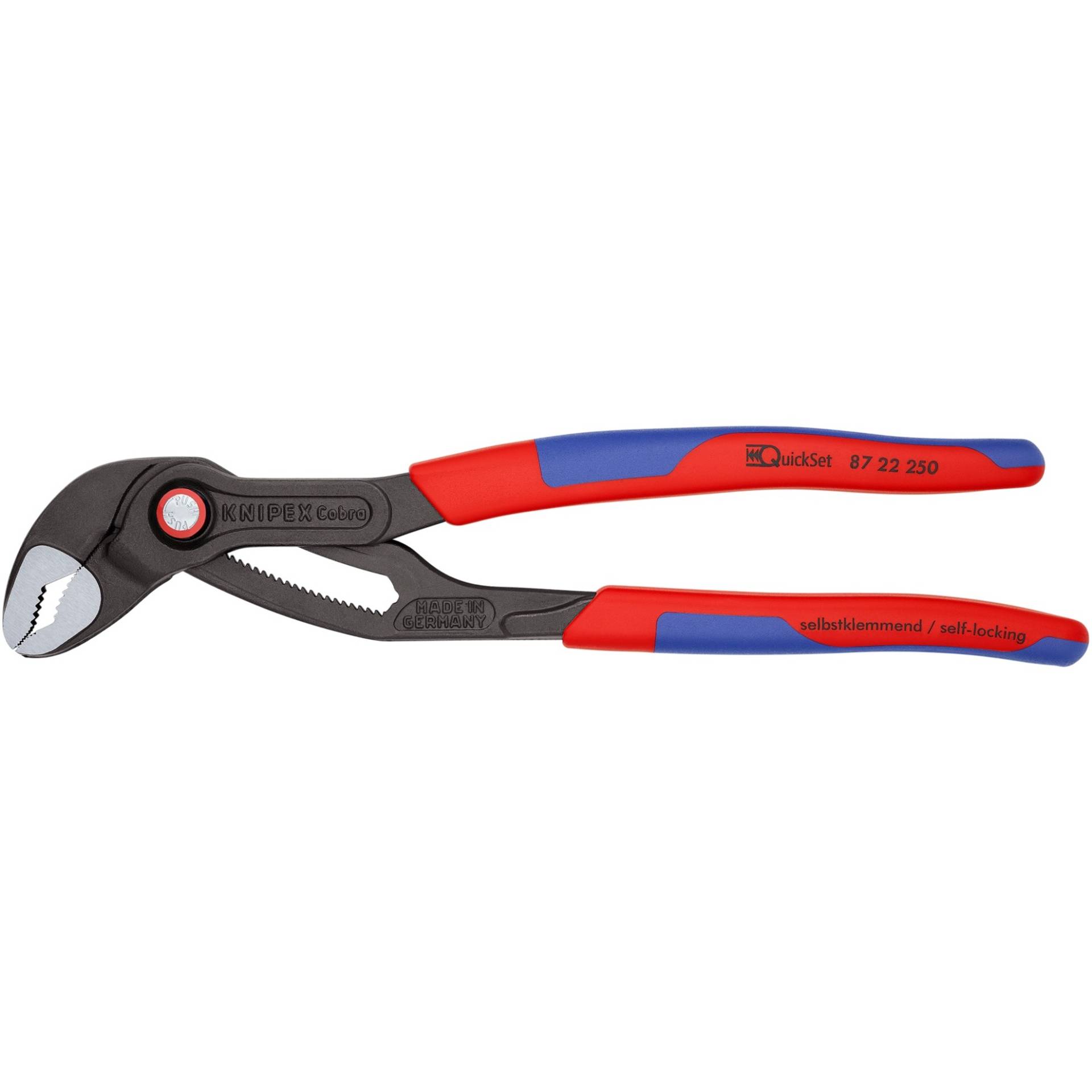 Cobra QuickSet Rohr- / Wasserpumpen-Zange 87 22 250 von Knipex