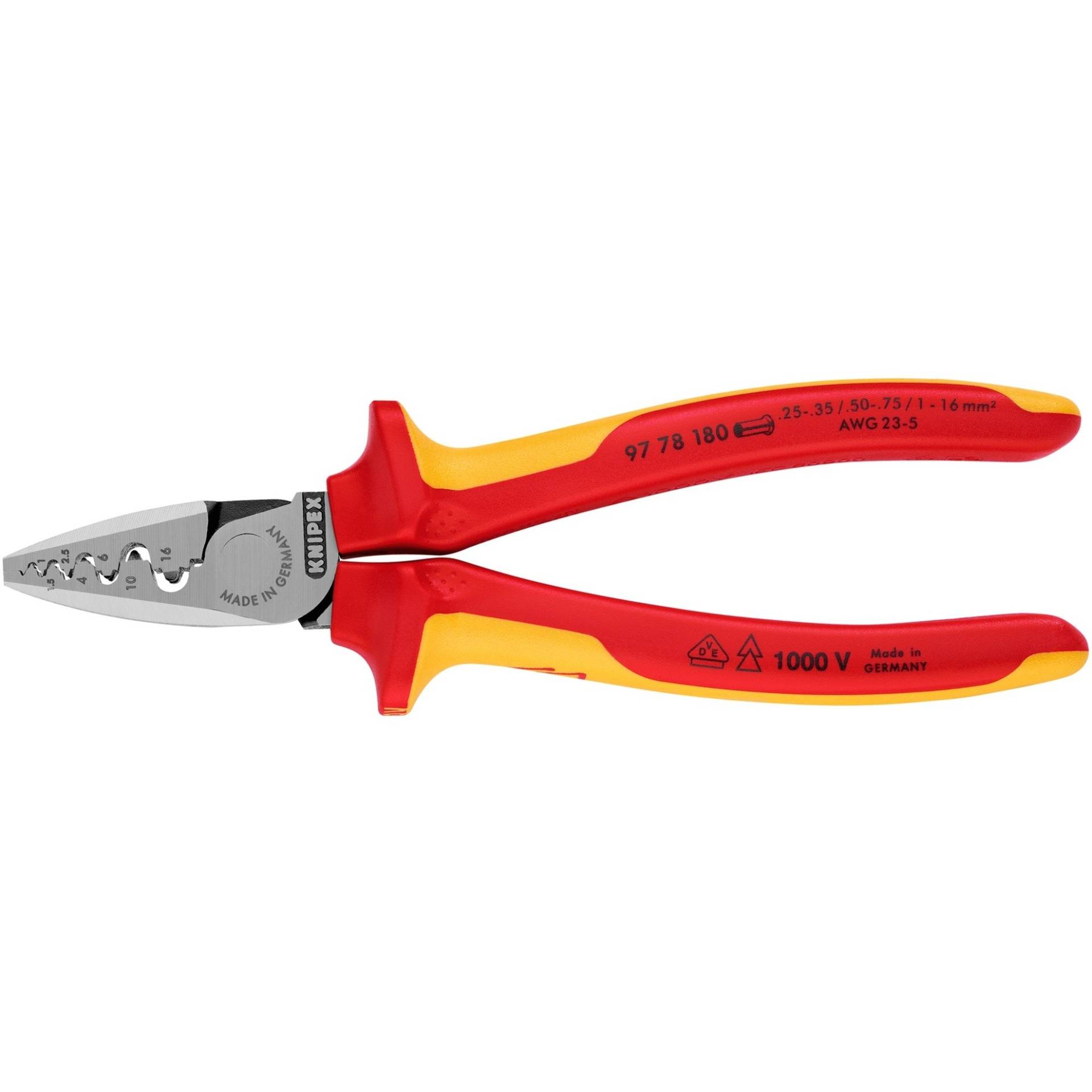 Crimpzange 97 78 180 von Knipex