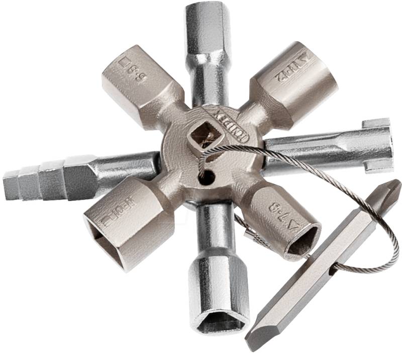 KN 00 11 01 - Universalschlüssel, 8-strahlig von Knipex
