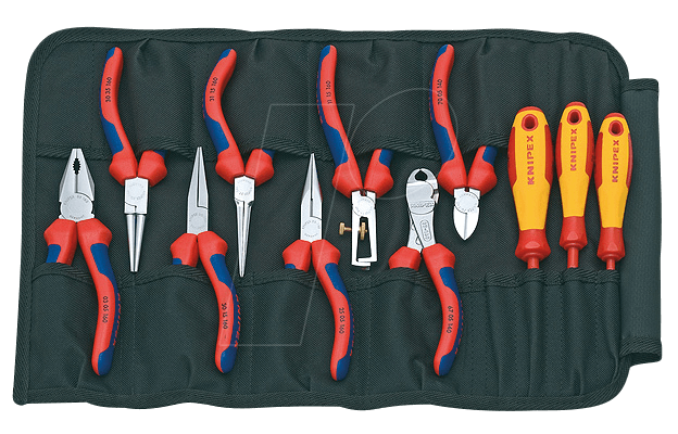 KN 00 19 41 - Werkzeugsatz, VDE, Zangen, Schraubendreher, 11-teilig KN 00 19 41 - Werkzeugsatz, VDE, Zangen, Schraubendreher, 11-teilig von Knipex