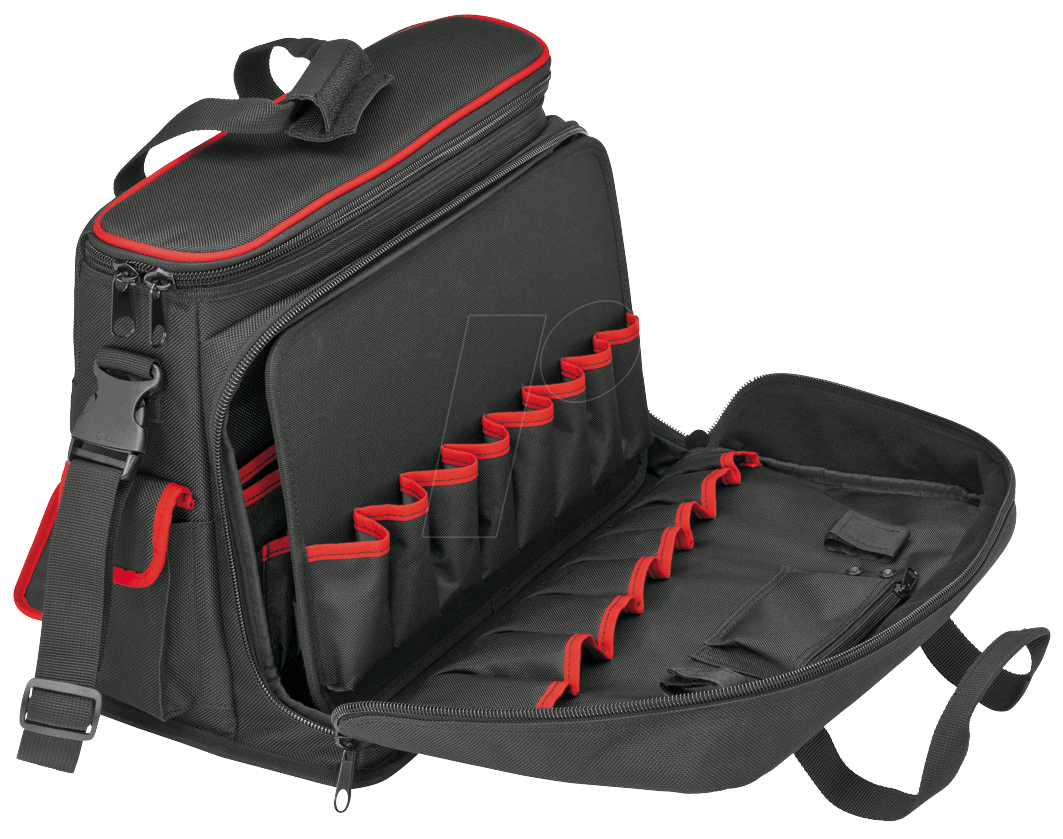 KN 00 21 10 LE - Werkzeugtasche, mit Notebook-Fach, Polyester, 440x200x340 mm von Knipex