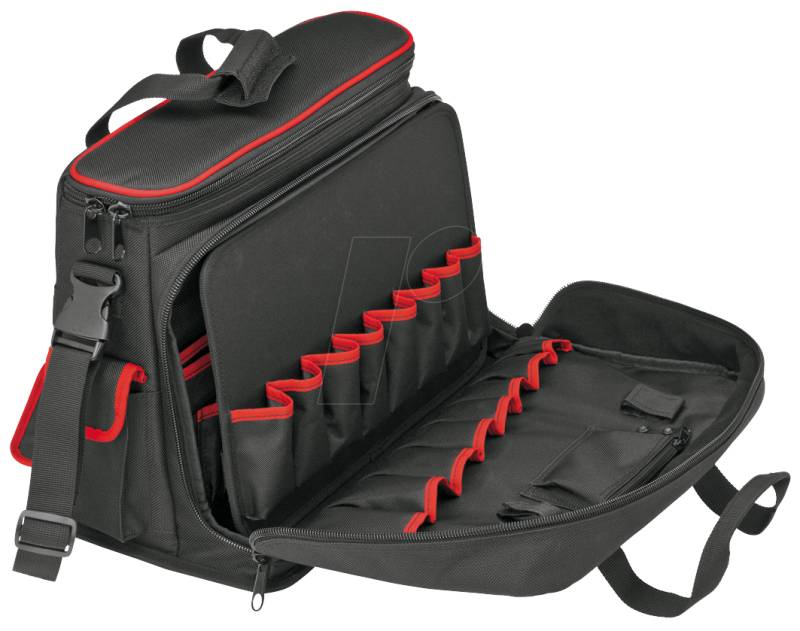 KN 00 21 10 LE - Werkzeugtasche, mit Notebook-Fach, Polyester, 440x200x340 mm von Knipex