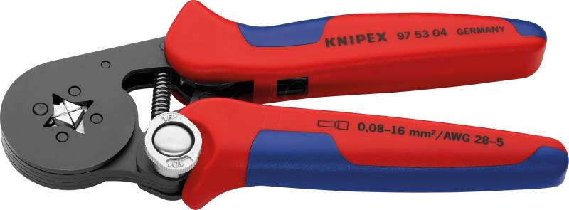 KN 97 53 04 - Aderendhülsenzange, selbsteinstellend, 180 mm, Aderendhülsen von Knipex