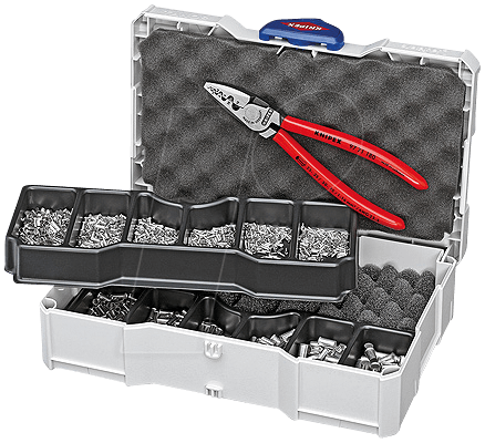 KN 97 90 05 - Crimp-Sortiment, unisolierte Aderendhülsen von Knipex