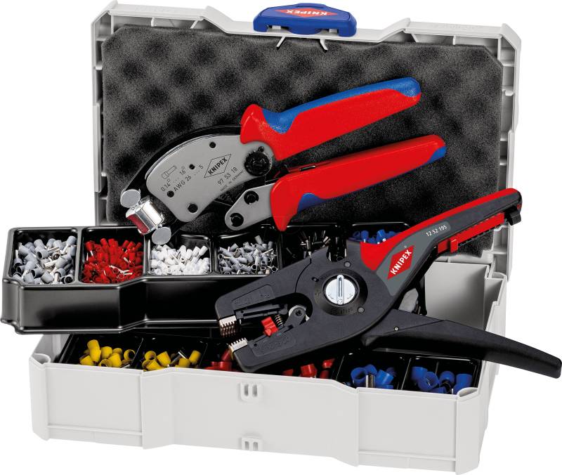 KN 97 90 14 - Crimp-Sortiment für Aderendhülsen von Knipex