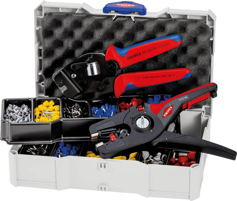 KN 97 90 15 - Crimp-Sortiment für Aderendhülsen von Knipex