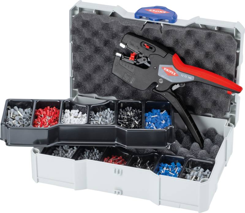 KN 97 90 27 - Crimpzangensortiment NexStrip, Aderendhülsen von Knipex