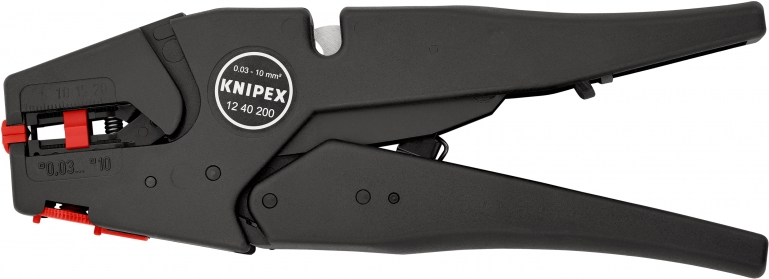 KNIPEX - Abisolierzange - 200 mm (12 40 200 SB) von Knipex