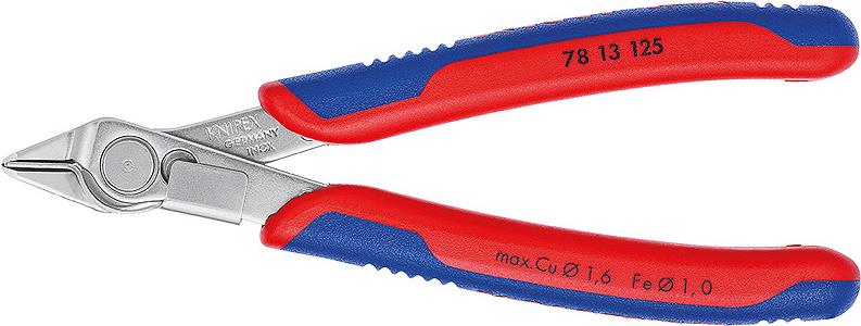 KNIPEX Electronic Super Knips - Präzisionsschneider - Scherschnitt (78 13 125) von Knipex