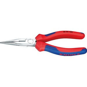 KNIPEX Flachrundzange Radio 25 05 140 verchromt 14,0 cm KNIPEX Flachrundzange Radio 25 05 140 verchromt 14,0 cm von Knipex