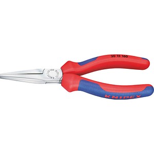 KNIPEX Flachzange VDE Langbeck 30 15 140 verchromt 14,0 cm KNIPEX Flachzange VDE Langbeck 30 15 140 verchromt 14,0 cm von Knipex