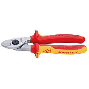 KNIPEX Kabelschere 95 16 165 verchromt 16,5 cm KNIPEX Kabelschere 95 16 165 verchromt 16,5 cm von Knipex