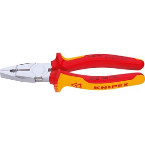 KNIPEX Kombizange VDE 01 06 160 verchromt 16,0 cm KNIPEX Kombizange VDE 01 06 160 verchromt 16,0 cm von Knipex