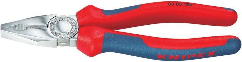 KNIPEX Kombizange verchromt 200 mm (03 05 200) von Knipex