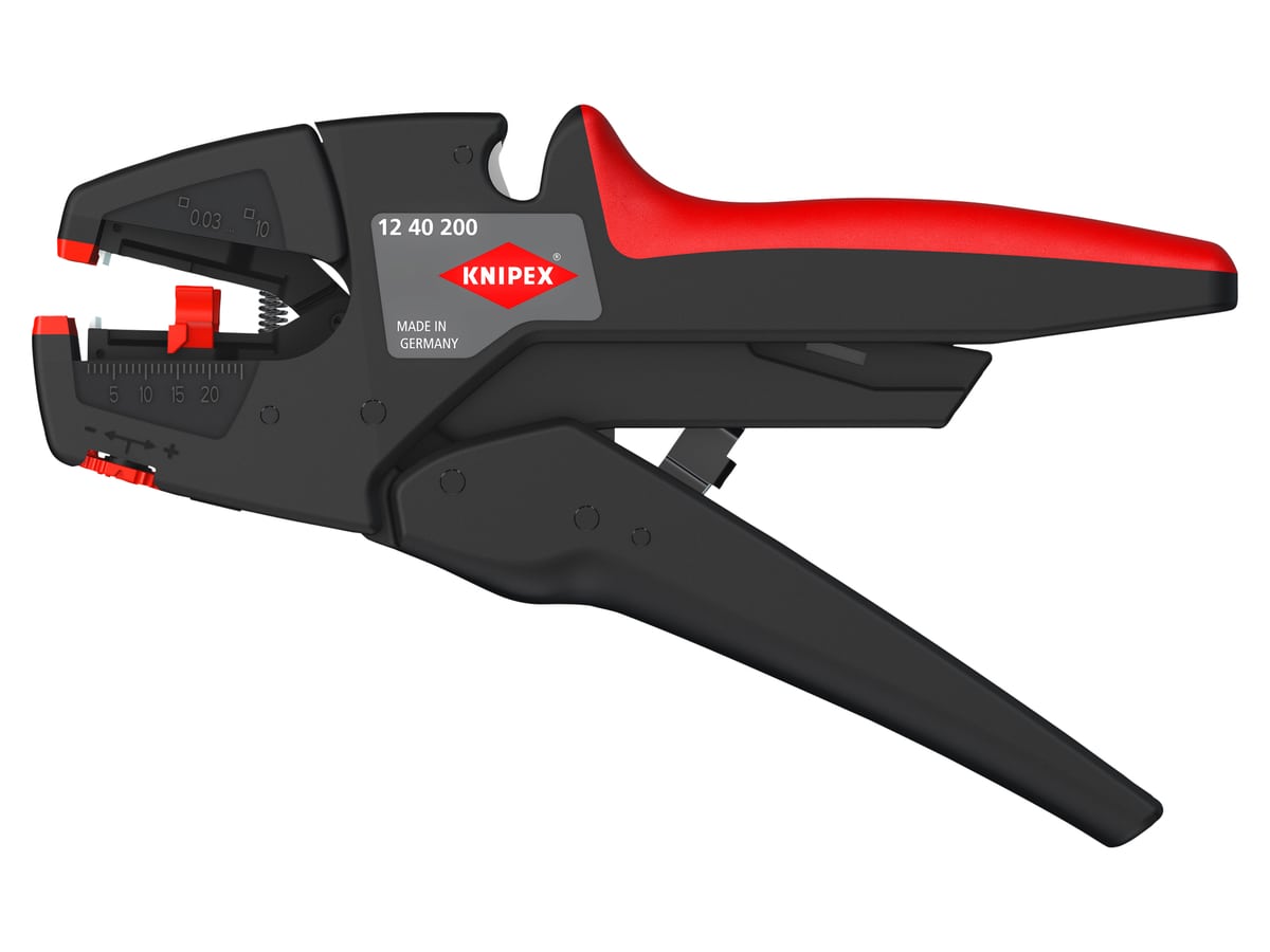 KNIPEX Selbsteinstellende Abisolierzange, 12 40 200 KNIPEX Selbsteinstellende Abisolierzange, 12 40 200 von Knipex