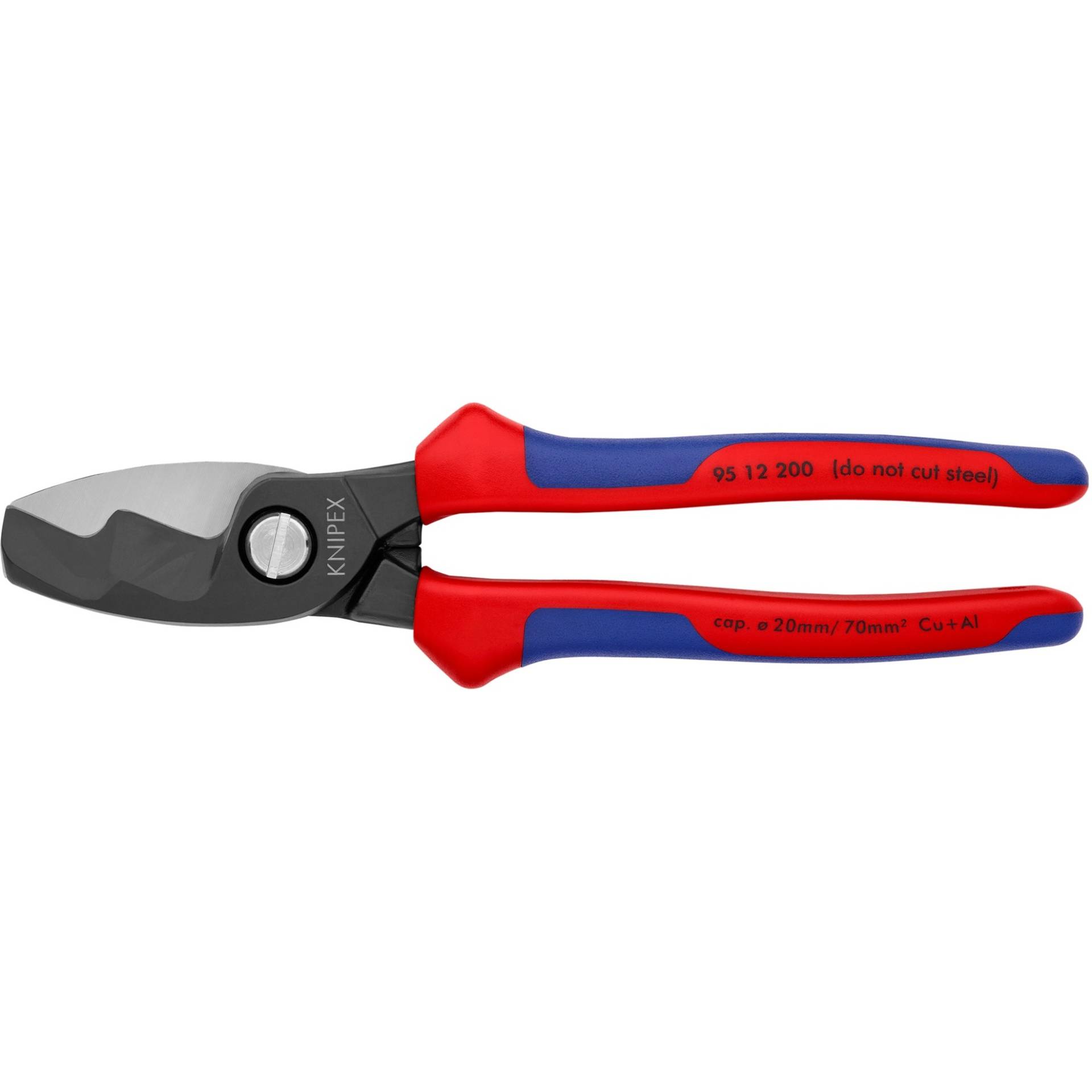 Kabelschere mit Doppelschneide 95 12 200 , Schneid-Zange von Knipex