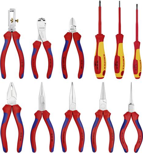 Knipex 00 19 41 Werkzeugset ElektrikerInnen in Tasche 11teilig von Knipex