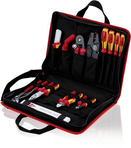 Knipex 00 21 11 ElektrikerInnen Werkzeugtasche bestückt 14teilig (L x B x H) 410 x 296 x 61mm von Knipex