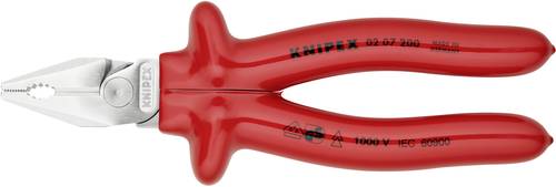 Knipex 02 07 200 VDE Kraft-Kombizange 200mm DIN ISO 5746, DIN EN 60900 von Knipex