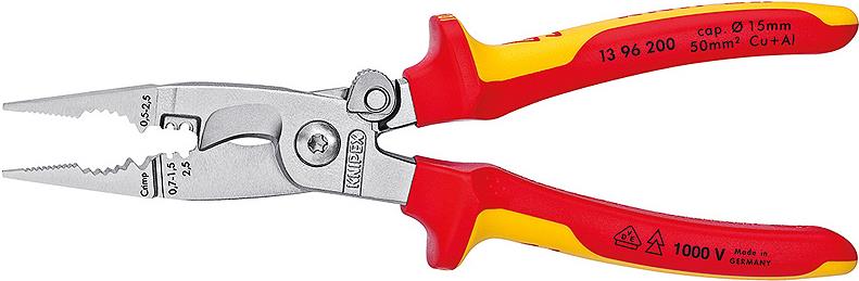 Knipex 13 96 200 Multifunktionszange 50 mm² (max) 0 awg (max) 15 mm (max) von Knipex