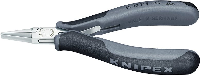 Knipex 35 12 115 ESD ESD Flachzange Gerade 115 mm Knipex 35 12 115 ESD ESD Flachzange Gerade 115 mm von Knipex