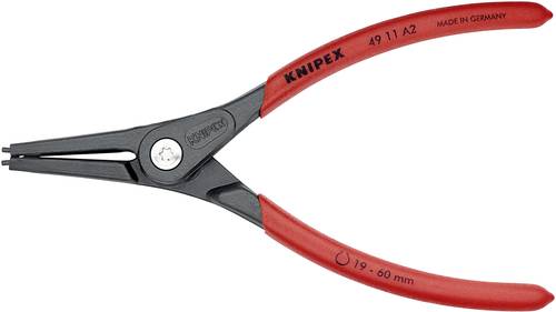 Knipex 49 11 A2 Seegeringzange Passend für (Seegeringzangen) Außenringe 19-60mm Spitzenform (Detai von Knipex