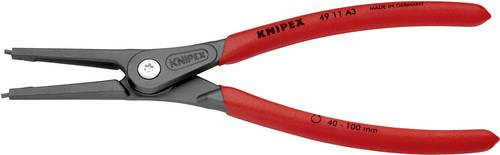 Knipex 49 11 A3 Seegeringzange Passend für (Seegeringzangen) Außenringe 40-100mm Spitzenform (Deta von Knipex