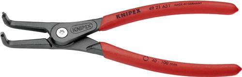 Knipex 49 21 A31 Seegeringzange Passend für (Seegeringzangen) Außenringe 40-100mm Spitzenform (Det von Knipex