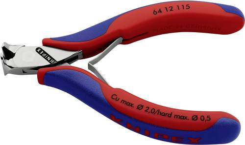 Knipex 64 12 115 Elektronik- u. Feinmechanik Vornschneider mit Facette 115mm von Knipex