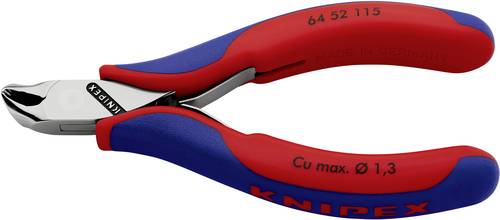 Knipex 64 52 115 Elektronik- u. Feinmechanik Schrägschneider ohne Facette 115mm von Knipex