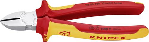 Knipex 70 06 180 VDE Seitenschneider mit Facette 180mm von Knipex