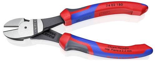 Knipex 74 02 180 Werkstatt Kraft-Seitenschneider mit Facette 180mm Knipex 74 02 180 Werkstatt Kraft-Seitenschneider mit Facette 180mm von Knipex