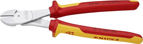 Knipex 74 06 250 VDE Kraft-Seitenschneider mit Facette 250mm von Knipex