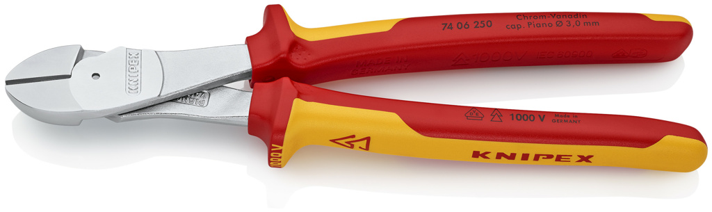 Knipex 74 06 250 VDE Kraftseitenschneide 250 mm Knipex 74 06 250 VDE Kraftseitenschneide 250 mm von Knipex