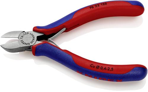 Knipex 76 22 125 Elektronik- u. Feinmechanik Seitenschneider ohne Facette 125mm Knipex 76 22 125 Elektronik- u. Feinmechanik Seitenschneider ohne Facette 125mm von Knipex