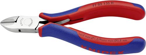 Knipex 77 02 135 H Elektronik- u. Feinmechanik Seitenschneider mit Facette 135mm von Knipex