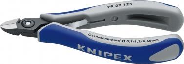 Knipex 79 22 125 Elektronik- u. Feinmechanik Seitenschneider ohne Facette 125 mm von Knipex