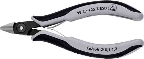 Knipex 79 42 125 Z ESD ESD Seitenschneider mit Facette 125mm Knipex 79 42 125 Z ESD ESD Seitenschneider mit Facette 125mm von Knipex