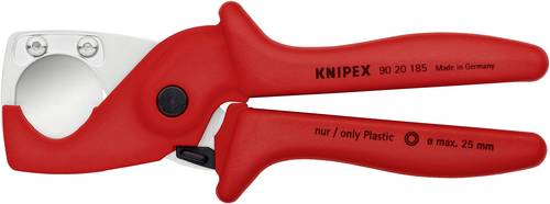 Knipex 90 20 185 Schlauchschneider Geeignet für (Abisoliertechnik) Kunststoffrohre, Schläuche 25mm von Knipex