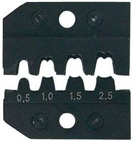 Knipex 97 49 04 Crimpeinsatz Unisolierte, offene Steckverbinder Steckerbreite 2.8/4.8 mm 0.1 bis 2.5 mm² Passend für Marke 97 43 200, 97 43 E, 97 43 E Knipex 97 49 04 Crimpeinsatz Unisolierte, offene Steckverbinder Steckerbreite 2.8/4.8 mm 0.1 bis 2.5 mm² Passend für Marke 97 43 200, 97 43 E, 97 43 E von Knipex