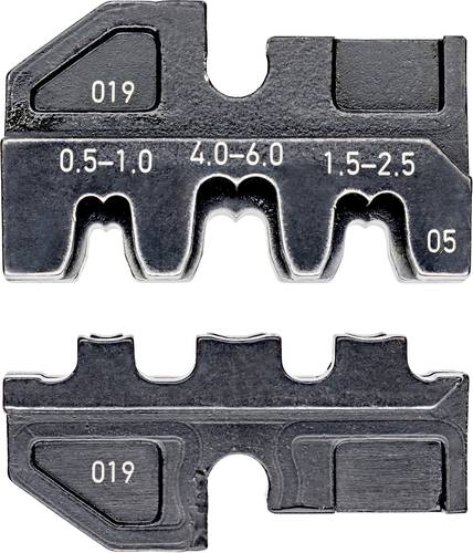 Knipex 97 49 05 Crimpeinsatz Unisolierte, offene Steckverbinder geeignet für Steckerbreite 2.8/6.3m von Knipex