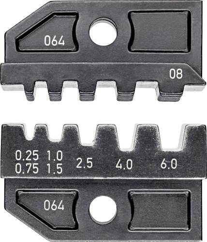Knipex 97 49 08 Crimpeinsatz Aderendhülsen 0.25 bis 6mm² Passend für Marke (Zangen) Knipex 97 43 von Knipex