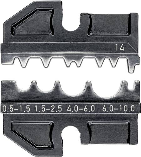 Knipex 97 49 14 Crimpeinsatz Unisolierte Quetschverbinder, Unisolierte Stoßverbinder, Unisolierte P von Knipex