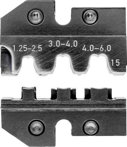 Knipex 97 49 15 Crimpeinsatz Fahnenstecker, Unisolierte offene Steckverbinder Passend für Marke (Za von Knipex