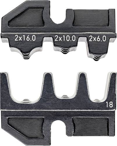 Knipex 97 49 18 Crimpeinsatz Zwillingsaderendhülsen 6 bis 16mm² Passend für Marke (Zangen) Knipex von Knipex