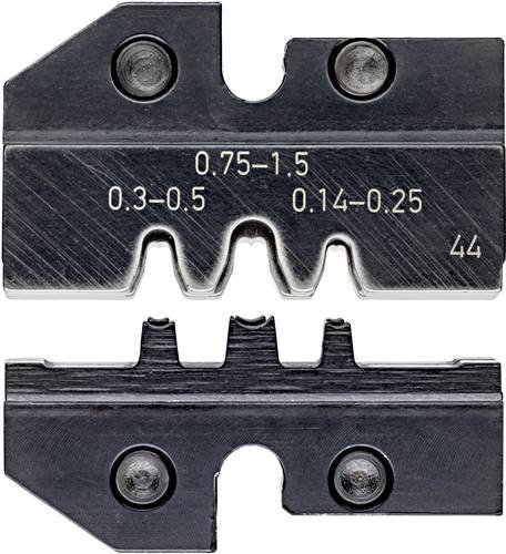 Knipex 97 49 44 Crimpeinsatz Gerollte Kontakte 0.14 bis 1.5mm² Passend für Marke (Zangen) Knipex 9 von Knipex
