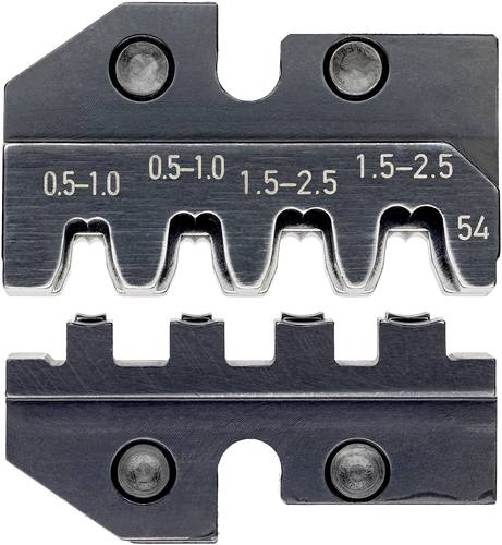 Knipex 97 49 54 Crimpeinsatz Modularstecker 0.5 bis 2.5mm² Passend für Marke (Zangen) Knipex 97 43 von Knipex