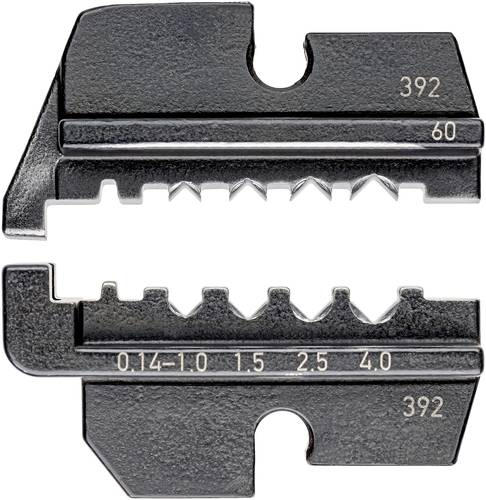 Knipex 97 49 60 Crimpeinsatz Gedrehte Kontakte geeignet für HTS + Harting 0.14 bis 4mm² Passend f� von Knipex